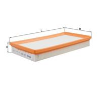 Mahle Air Filter LX1455 fits Audi A3 VW Golf V Touran - Genuine Part