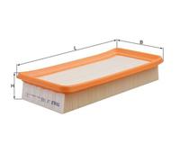 MAHLE Air Filter - LX1465