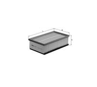 Mahle Air Filter LX1497 fits Citroen C4 Peugeot 307 - Genuine Part