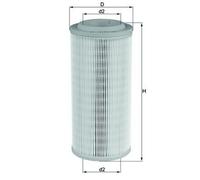 Mahle Air Filter LX1595 fits Audi A2 - Replaces LX918 - OE Matching Quality