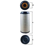 MAHLE LX 1673 Air filter