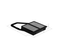 Mahle Air Filter LX1689 - Fits Honda Civic - Genuine Part