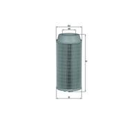 Mahle Air Filter LX1802 Ingersoll Rand - - Precision OE Matching Fit & Quality