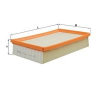 Mahle Air Filter LX1803 fits Volvo S40 V50 - Genuine Part