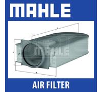 MAHLE Air Filter LX1833 LX 1833 Genuine Part Fits MERCEDES-BENZ