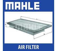 MAHLE Air Filter LX1850/2 LX 1850/2 Genuine Part Fits MERCEDES-BENZ