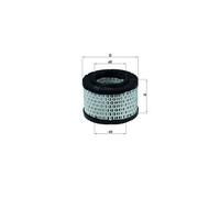 MAHLE LX 191 - Air Filter Motor Bike - Engine