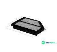 MAHLE AIR FILTER LX1948 FOR HONDA