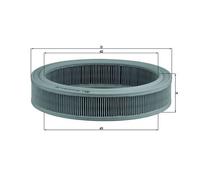 Mahle Air Filter LX202 fits Ford - Genuine Part - OE Matching Fit & Quality