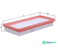 MAHLE AIR FILTER LX2034