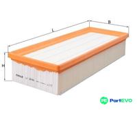 MAHLE AIR FILTER LX2046 FOR AUDI