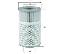 Mahle Air Filter LX2079 fits Saab 9-5 - Genuine Part - Quality OE Matching Fit