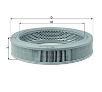 MAHLE LX 208 Air filter