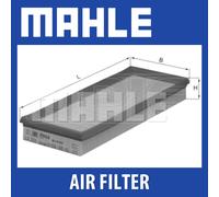 Mahle Air Filter LX218 fits Audi VW - Genuine Part - Quality OE Matching Fit