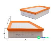 MAHLE AIR FILTER LX2631 FOR MERCEDES-BENZ RENAULT