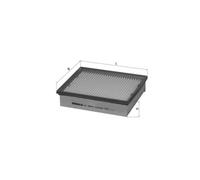 MAHLE LX2840 Air Filter Insert 247.5mm Length Fits Renault Laguna Latitude
