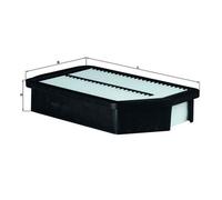 MAHLE Air Filter LX2869 LX 2869 Genuine Part Fits HYUNDAI KIA