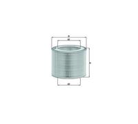 MAHLE Air Filter LX3009 LX 3009 Fits MERCEDES-BENZ SETRA BUSES