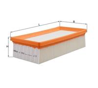 MAHLE Air Filter - LX3456
