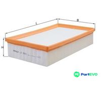 MAHLE AIR FILTER LX3502 FOR AUDI SEAT SKODA VW