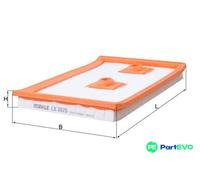 MAHLE AIR FILTER LX3525 FOR AUDI SEAT SKODA VW