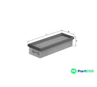 MAHLE AIR FILTER LX454 FOR FIAT LANCIA YUGO