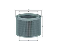 Knecht Filter Air Filter LX 486 MAHLE - Fits Citroen & Peugeot