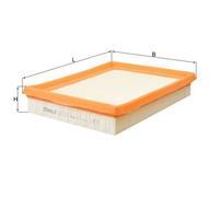 Mahle Air Filter LX523 - Fits Vauxhall - Genuine Part - Quality OE Matching Fit