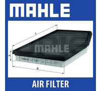 Mahle Air Filter LX566/1 fits Porsche - Genuine Part - Quality OE Matching Fit