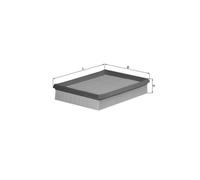 Mahle Air Filter LX643 - Fits Peugeot 206 Petrol Models - Genuine Part