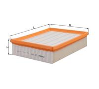 Mahle Air Filter LX691 - Fits Vauxhall - Genuine Part - Quality OE Matching Fit