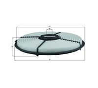 MAHLE LX 729 Air filter