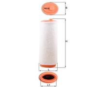 Air Filter fits ROVER 75 RJ 2.0D 99 to 05 Mahle LR007478 PHE100500 PHE100500L