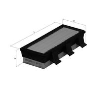 Mahle Air Filter LX824 - Fits Renault Kangoo 1.9D - Genuine Part