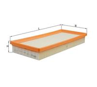 Mahle Air Filter LX854 - Fits Fiat Punto 16V - Genuine Part