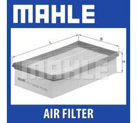 MAHLE LX 933/3 - Air Filter Car - Engine