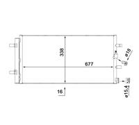 MAHLE Aircon Condenser AC102000S for AUDI A4/A5/A6/A7/Q5 etc