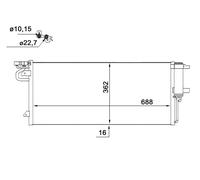 MAHLE AC 103 000S Air conditioning condenser