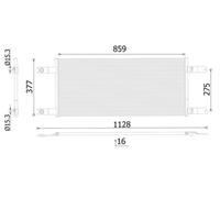 MAHLE AC 1034 000S Air conditioning condenser