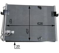 MAHLE Aircon Condenser AC174000S for BMW 8 (E31) etc