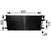 MAHLE ORIGINAL AC 231 000S Air conditioning condenser