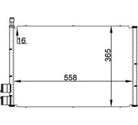 MAHLE ORIGINAL AC 298 000S Air conditioning condenser