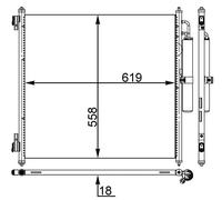MAHLE AC 37 000S Air conditioning condenser