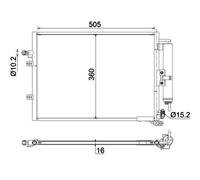 MAHLE AC 721 000S Air conditioning condenser