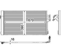 MAHLE AC 761 000S Air conditioning condenser