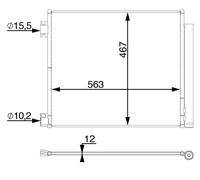 MAHLE Aircon Condenser AC78000S for NISSAN QASHQAI II / RENAU etc
