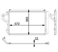 Mahle Aircon condenser PREMIUM LINE - AC55000P
