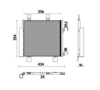 Mahle Aircon condenser PREMIUM LINE - AC899000P