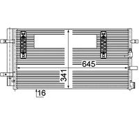 MAHLE Aircon Condenser SIMPLE FIT AC457000S for AUDI A4 B8 Avant (8K5) etc