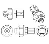 MAHLE ORIGINAL ASE 10 000P Air conditioning pressure switch